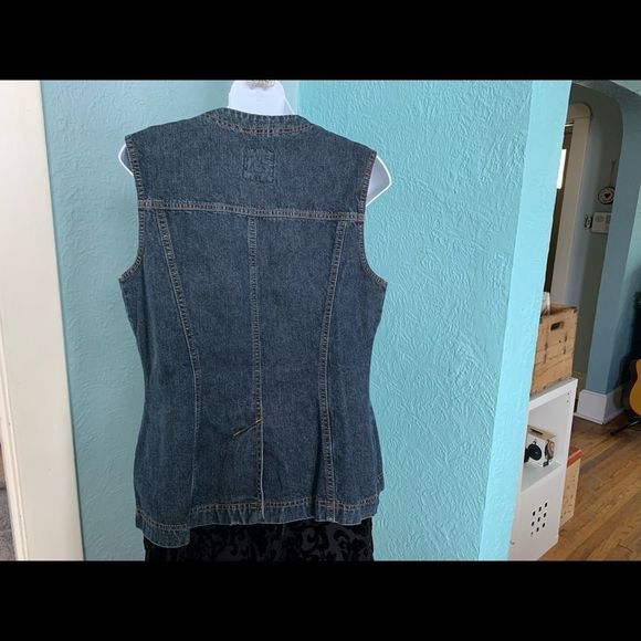 Vintage Denim Vest-L - Picture 5 of 6
